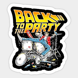 Back to the Party Sticker